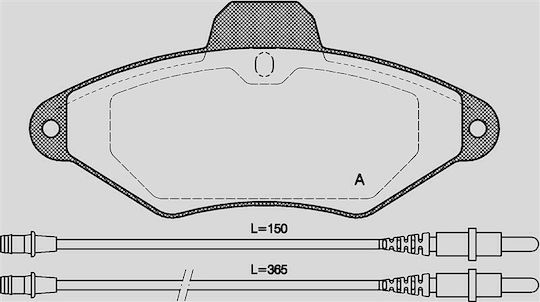 Open Parts Brake Pad for BMW X1 Citroen Xantia
