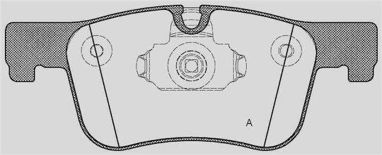 Open Parts Σετ Τακάκια για Audi 80 Mazda 3