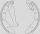 Open Parts Brake Shoe Set for Skoda Fabia Volkswagen Polo