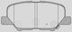 Open Parts Σετ Τακάκια για Mitsubishi Asx