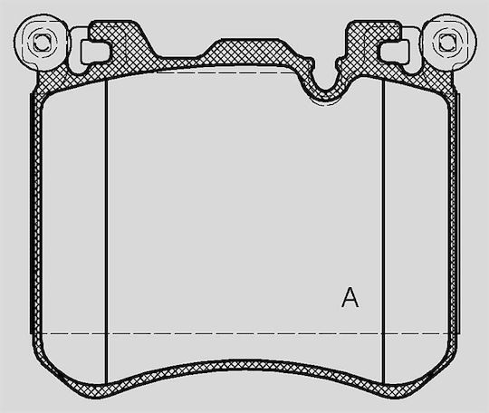 Open Parts Brake Pad for BMW X5