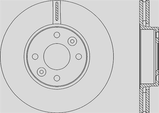 Open Parts Спирачни дискове за Nissan Micra
