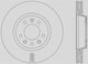 Open Parts Brake Discs 1pcs for Peugeot Expert