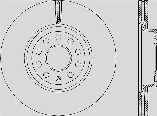 Open Parts Спирачни дискове 1бр за Skoda Октавия