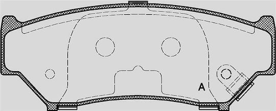 Open Parts Brake Pad for Suzuki Grand Vitara