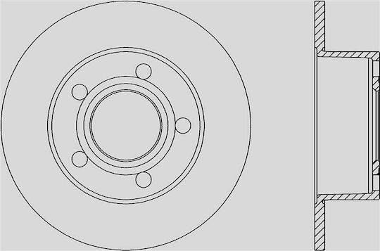 Open Parts Bremsscheiben für Volkswagen Passat