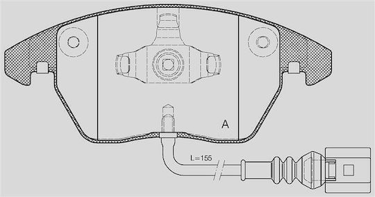 Open Parts Σετ Τακάκια για Audi A3 Mercedes-Benz S