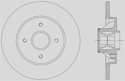 Open Parts Спирачни Дискове 1 Брой Open Parts Спирачни Дискове 1 Брой