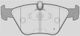 Open Parts Brake Pad for BMW Z4 / X3 / E39 Mazda 5