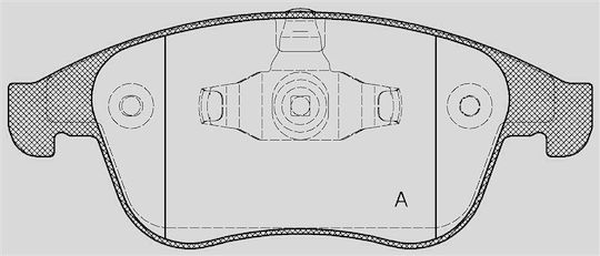 Open Parts Σετ Τακάκια για Renault Grand Scenic