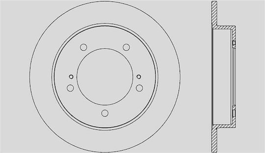 Open Parts Спирачни дискове 1бр за Suzuki Джимни