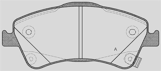 Open Parts Bremsbelag für Toyota Avensis
