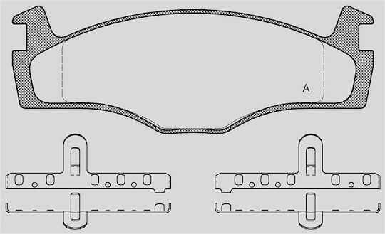 Open Parts Спирачна накладка за Volkswagen Венто