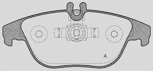 Open Parts Bremsbelag für Mercedes-Benz 180