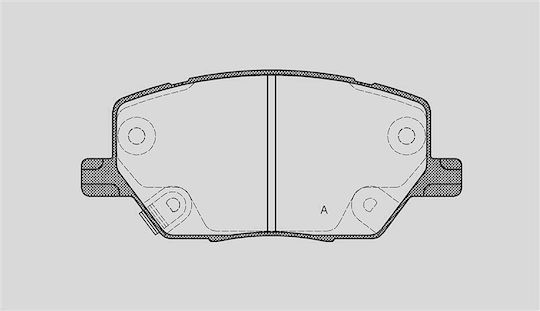 Open Parts Brake Pad for Fiat 500X Jeep Renegade