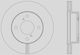 Open Parts Brake Discs 1pcs for Nissan Pixo Suzuki Alto