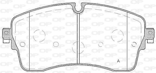 Open Parts Σετ Τακάκια για Jaguar E-Pace Land Rover Range Rover Evoque / Range Rover Sport