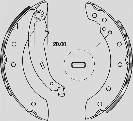 Open Parts Σιαγώνες για Peugeot 206
