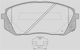 Open Parts Спирачна накладка за Hyundai Tucson