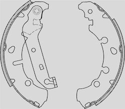 Open Parts Bremsbacken-Satz Open Parts Bremsbacken-Satz