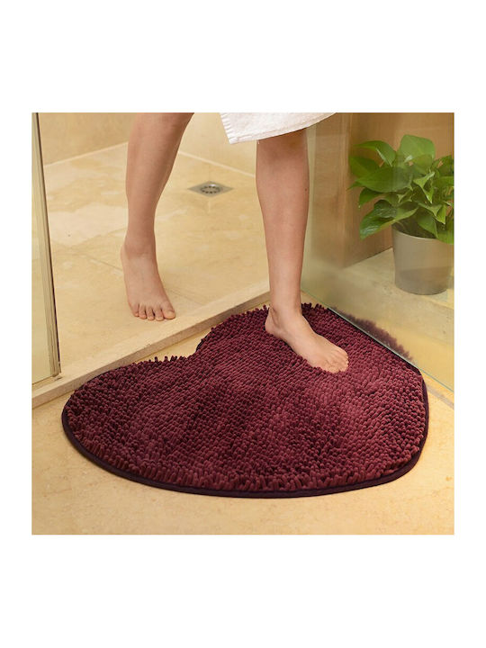 Rutschfest Badematte Synthetisch,Polyester/Cotton/Leather Rechteckig 6011770958 Lila 70x70cm