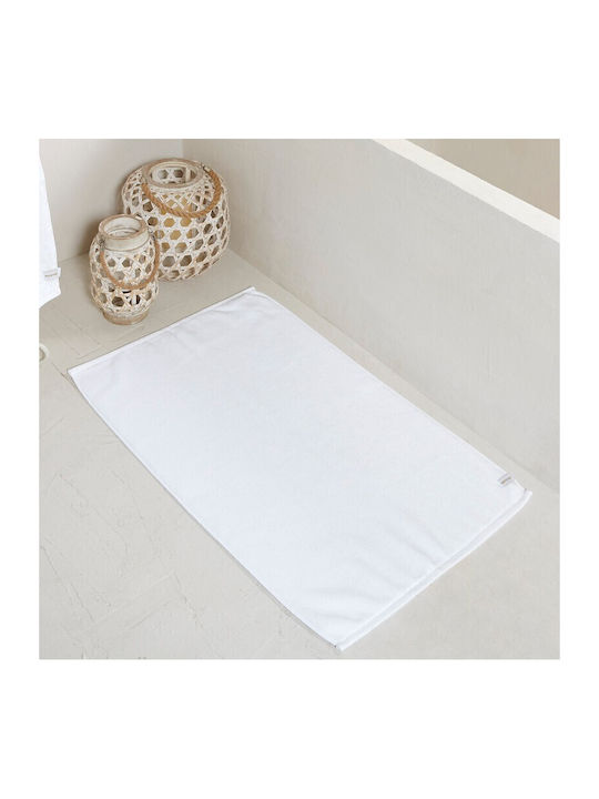 Hauz Covoraș de Baie Bumbac 1000GSM Alb 50x80buc