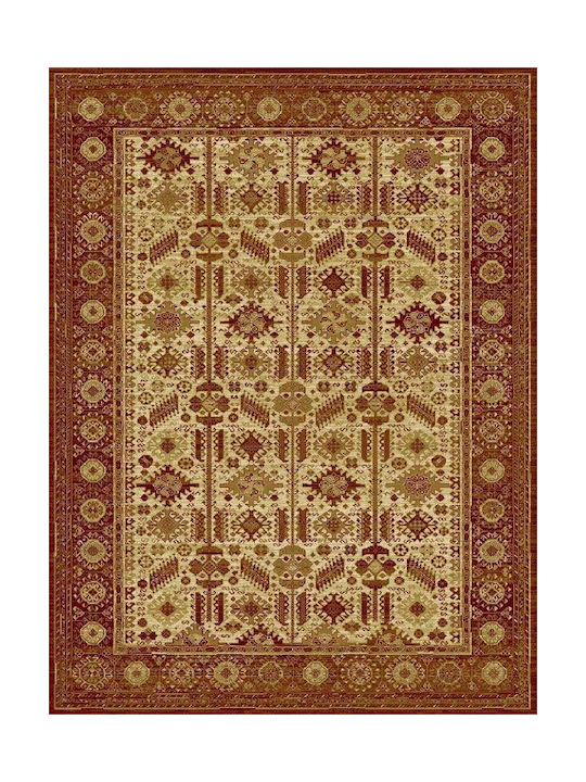 Rug Rectangular Red