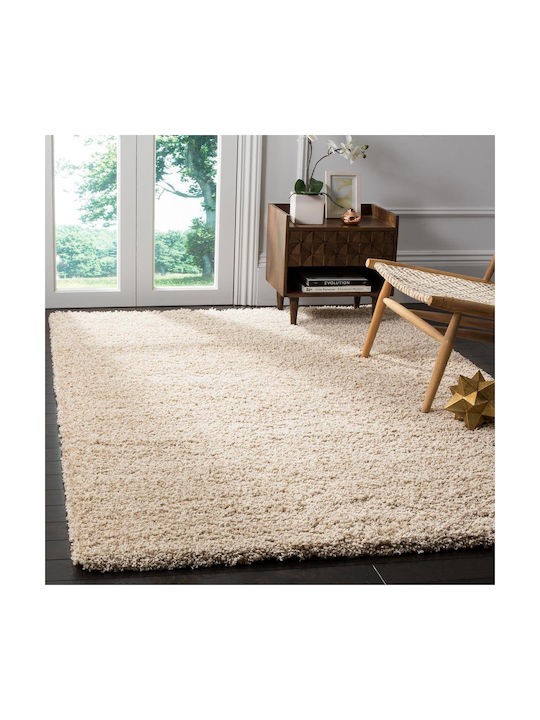 Saray Home California Rug Rectangular Shaggy Beige