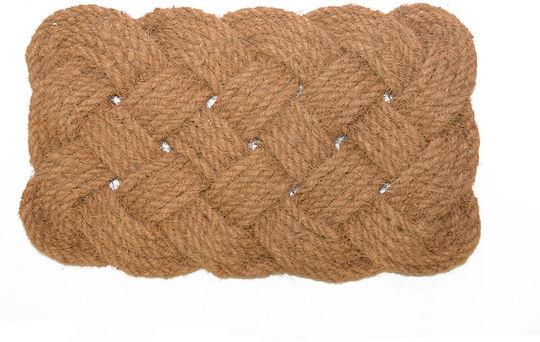Entrance Mat made of Coir Coco Beige 55x90cm