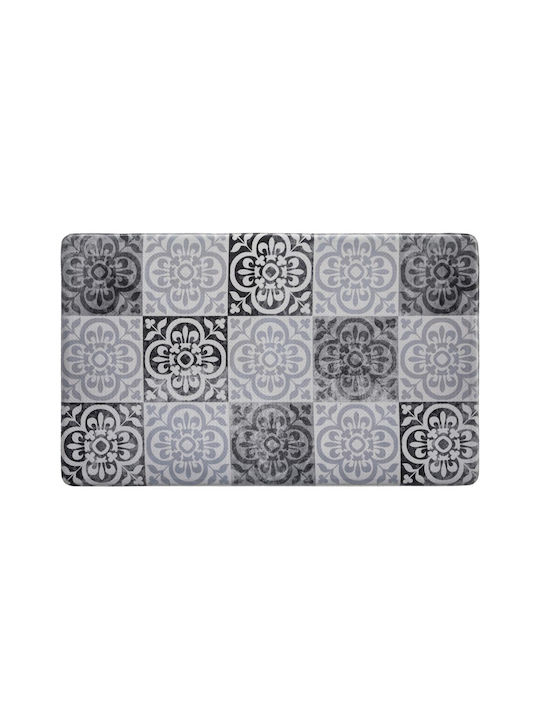 5Five Fußmatte Teppich mit rutschfester Unterlage Gray 45x75cm