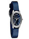Nixon Women's Watch with Navy Blue Leather Strap