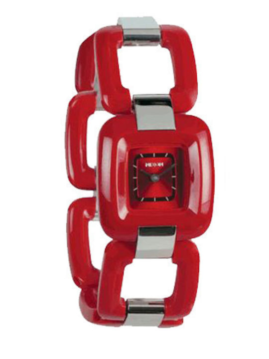 Nixon Γυναικείο Ρολόι 24mm Μπαταρίας με Κόκκινο...
