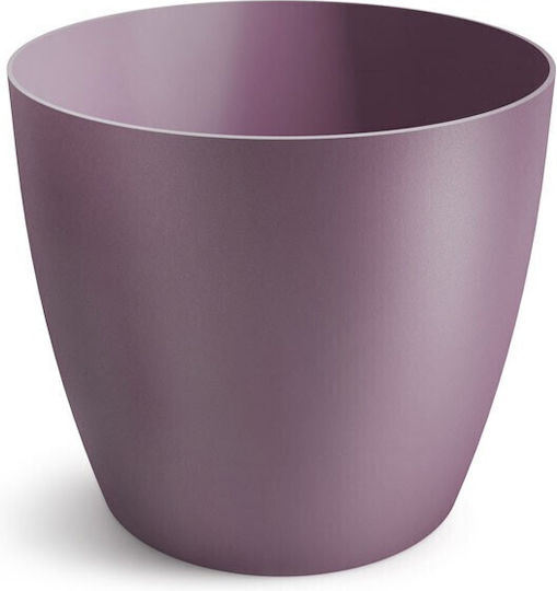 Don-Plast Γλάστρα Πλαστική Μωβ 25x25x22.9εκ.