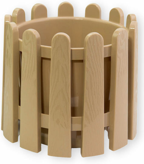 Viosarp Planter Plastic Beige 24x24x22cm.