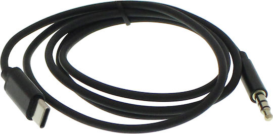 Καλώδιο Ήχου 3.5mm male - 3.5mm male Μαύρο 1m YHL-CV6