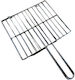 Doppelt Metallischer Grillrost 72cmx27cmcm