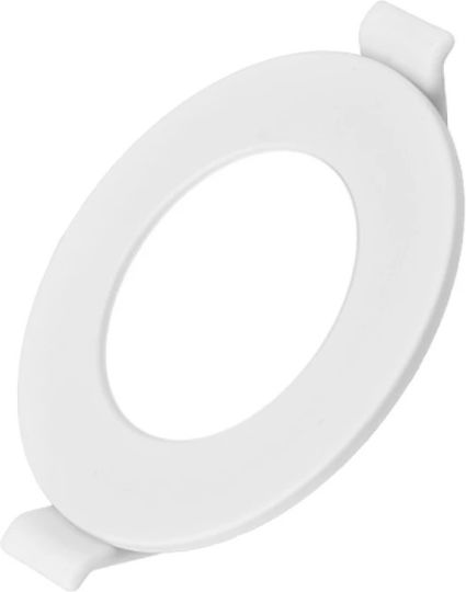 Braytron Στρογγυλό Χωνευτό LED Panel 6W με Φυσικό Λευκό Φως 4000K