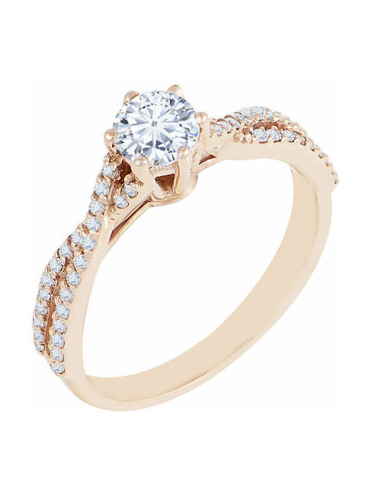 Savvidis Single Stone from Rose Gold