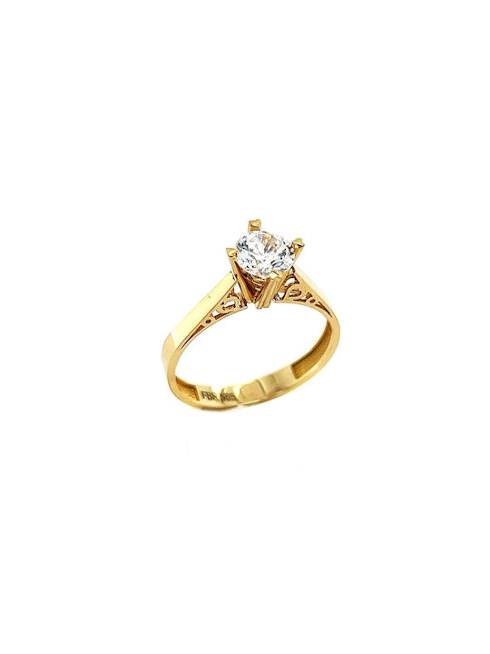 Single Stone from Gold 14K