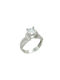 Single Stone from White Gold 14K