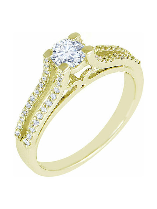 Savvidis Single Stone from Gold 14K