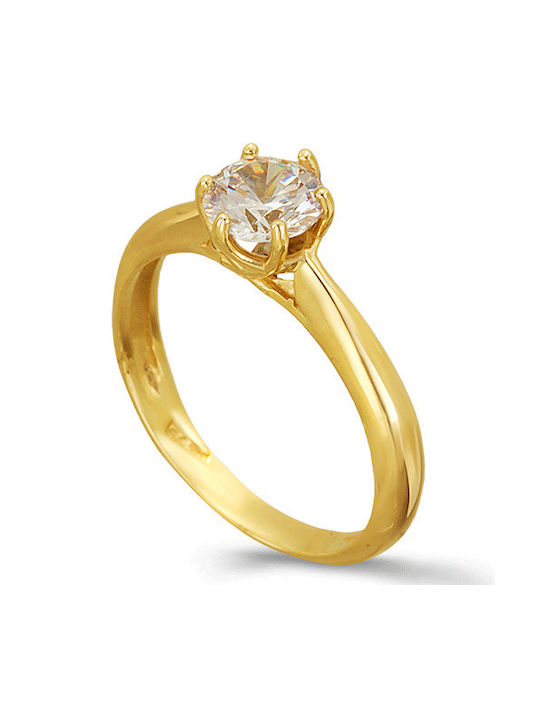 Single Stone from Gold 14K