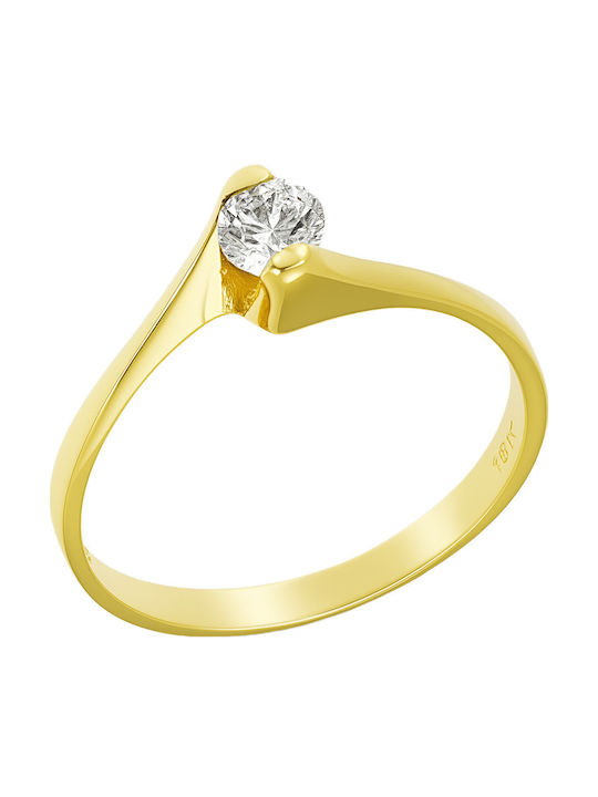 FenixJewelry Единичен камък от Злато 14K