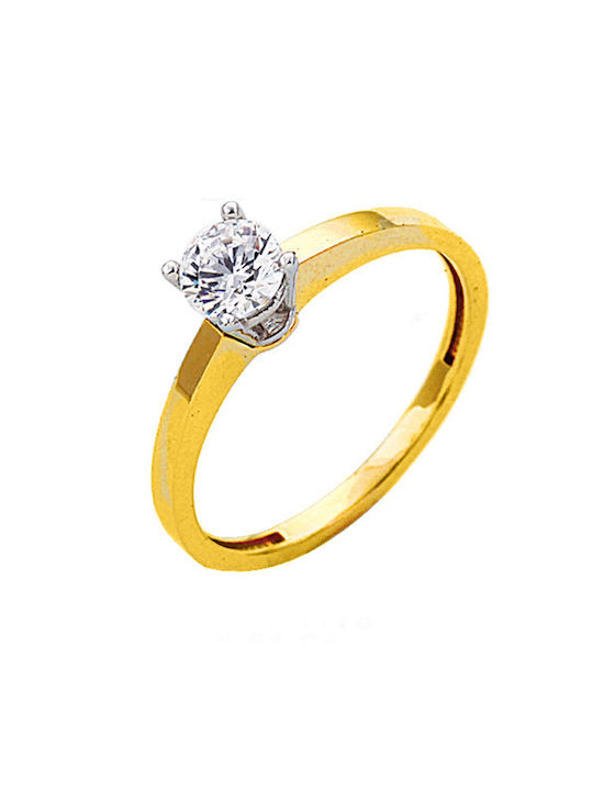 Single Stone from Gold 14K