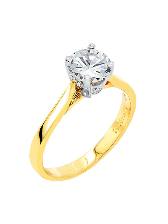 Single Stone from Gold 18K