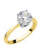 Single Stone from Gold 14K