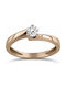 Single Stone from Rose Gold