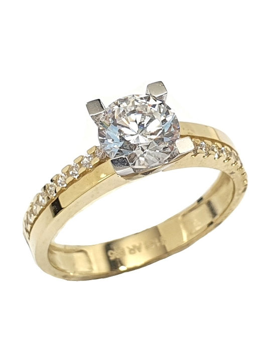 Single Stone from Gold 14K