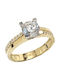 Single Stone from Gold 14K