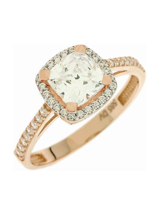 Savvidis Single Stone from Rose Gold